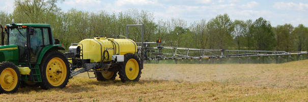 Customizable Agricultural Sprayer comes with 1,000 gal tank.