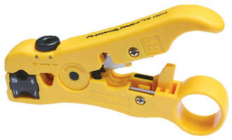 Cable Stripping Tool handles voice, data, and video network cables.