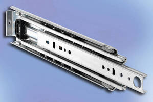 Heavy-Duty Slides are offered with carriage bolt holes.