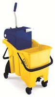 Bucket/Wringer System enhances wet mopping applications.