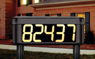 Solar Powered Lighted House Number