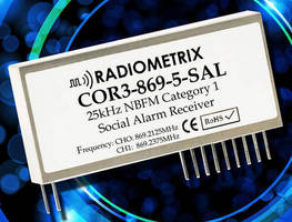 Multi-Channel Radio Receiver Module is Category 1 compliant.