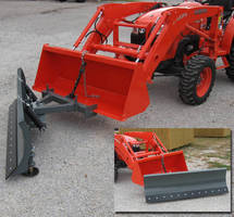 Clamp-On Snow Blades turn tractors into snow removers.