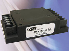 Chassis Mount DC/DC Converters deliver up to 75 W.