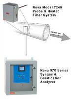 Probe and Heated Filter System filters sample gases.