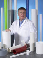 Extruded Plastic Cores are offered in recycled polyethylene.