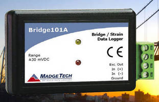 Bridge/Strain Data Logger suits diverse applications.