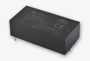 Encapsulated AC-DC Power Supplies range from 5-25 W.