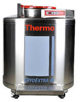 Cryogenic Storage Containers range from 407-1,630 L.