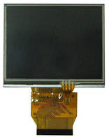 QVGA 3.5 in. TFT Display has integrated touch panel.