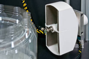Automated Air Leak Detector monitors blowmolding equipment.