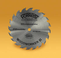 Forrest's 20-Tooth, 10  Woodworker II Blades Are Ideal for Making Fast-Feed Rip Cuts Without Burning