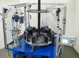 Automatic Brazing Machine processes 275 parts/hour.