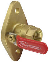 Brass Ball Valve features uni-flanged design.