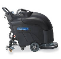 Automatic Floor Scrubber provides 200 rpm brush speed.
