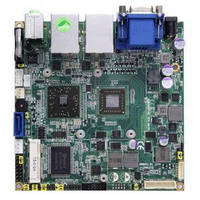 Nano-ITX Motherboard offers dual-display capability.