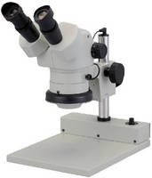 Stereo Microscopes feature built-in PLED ring light.