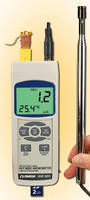 Hot Wire Anemometer features automatic temperature compensation.