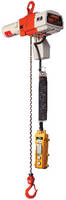Electric Chain Hoists feature dual-speed, single-phase design.