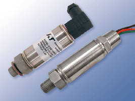 Pressure/Temperature Sensors feature dual output configuration.