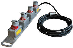 Explosionproof Extension Cord features 4 receptacles.