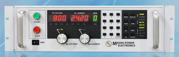 Programmable DC Power Supplies deliver high accuracy rates.