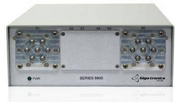 Microwave Switching System features customizable front panel.