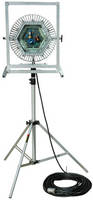 Explosionproof LED Light Tower has removable pedestal lamp.