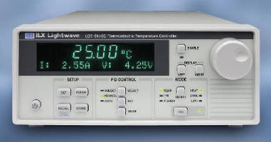 Thermoelectric Temperature Controller suits laser diode testing.
