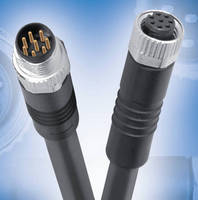 Molded Eight-Pin M8 Cordsets meet automation industry needs.