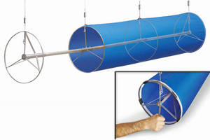 In-Duct Tensioning Systems feature lightweight metal framework.