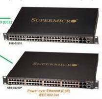 Ethernet, PoE Switches have 1U, 52-port configuration.