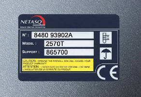 Rating Plate Labels permanently bond to difficult surfaces.