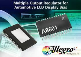Multi-Output Regulator is intended for automotive LCD bias.