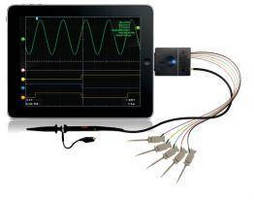 Mixed Signal Oscilloscope works with iOS devices.