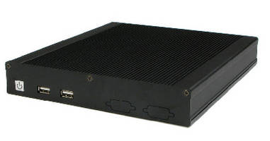 Fanless Mini-ITX Case supports surface and DIN rail mounting.