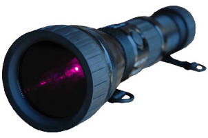 Rechargeable Ultraviolet Flashlight utilizes 20 W HID bulb.