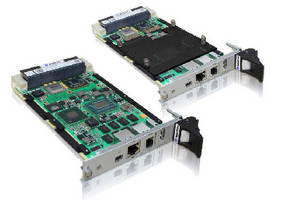 OpenVPX SBCs support 10 Gigabit Ethernet and PCI Express 3.0.