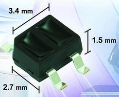 SMD 940 nm Reflective Optical Sensor has 0.2-5 mm range.