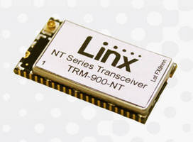 RF Transceiver Module eliminates need for programming.