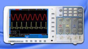 Two-Channel Bench-Top Oscilloscope provides deep memory.