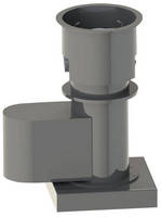 Upblast Roof Ventilator withstands corrosive environments.