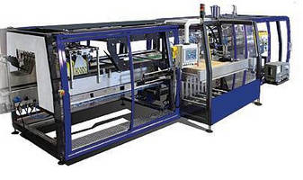 Wraparound Case Packer processes 45 cases/trays per minute.
