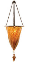 Handcrafted Italian Art Pendant suits residential and commercial use.