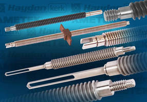 Rapid Prototyping is offered for leadscrews, rails, actuators.