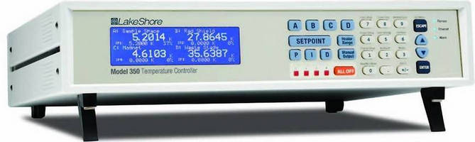 Lake Shore Model 350 Ultra-Low Cryogenic Temperature Controller Now Available from Elliot Scientific