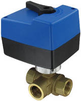 Electric Ball Valves control water flow in HVAC systems.