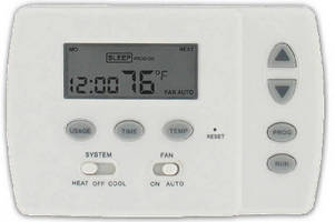 Digital Programmable Thermostats include heat pump control.