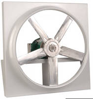 Direct Drive Panel Fan features spark-resistant impeller.