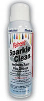 Aerosol Spray Cleaner spot cleans painting equipment.
